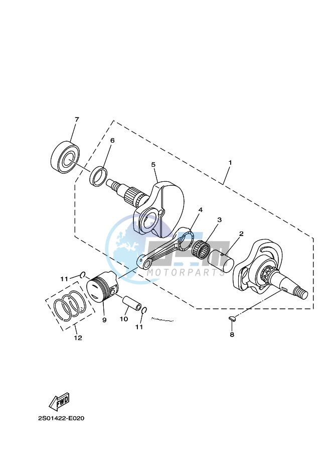 CRANKSHAFT & PISTON