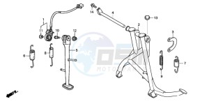 CBF600NA drawing STAND