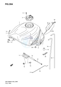 GSX-R600 (E2) drawing FUEL TANK (GSX-R600K5)