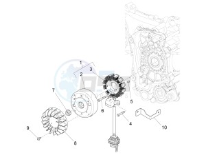 Fly 50 4t 4v drawing Flywheel magneto