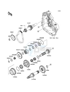 MULE_610_4X4 KAF400ADF EU drawing Transmission