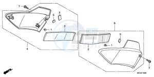 CBF1000T9 F / ABS CMF drawing SIDE COVER