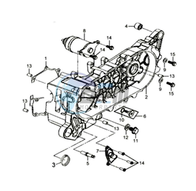 CRANKCASE COVER LEFT