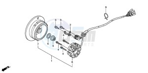 CRF450R drawing GENERATOR