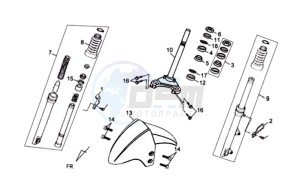 ORBIT II 50 TS L1-L6 drawing HANDLEBAR