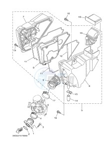 YBR125EGS (43BB) drawing INTAKE