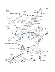 ZX 1200 B [NINJA ZX-12R] (B1-B4) [NINJA ZX-12R] drawing FUEL INJECTION-- B1_B2- -