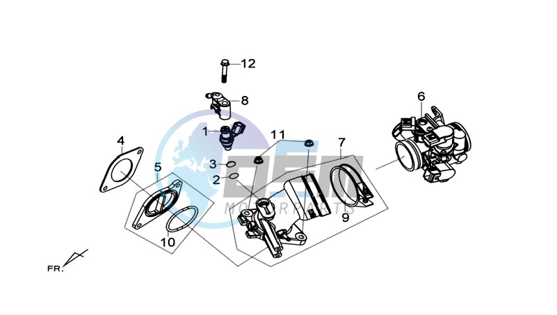 INLET / FUEL INJECTOR / THROTTLE VALVE BODY