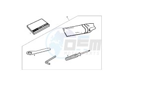 SENDA SM X-RACE - 50 CC EU2 drawing ACCESSORIES