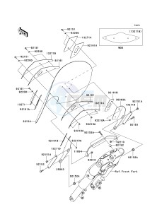 VN 2000 J [VULCAN 2000 CLASSIC LT] (8F-9F) 0J9F drawing COWLING