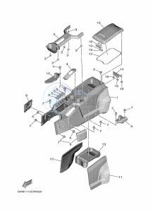 YXE1000EWS YX10EPSM (B4M2) drawing SIDE COVER 3