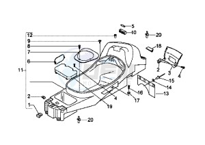 X8 125 drawing Helmet box