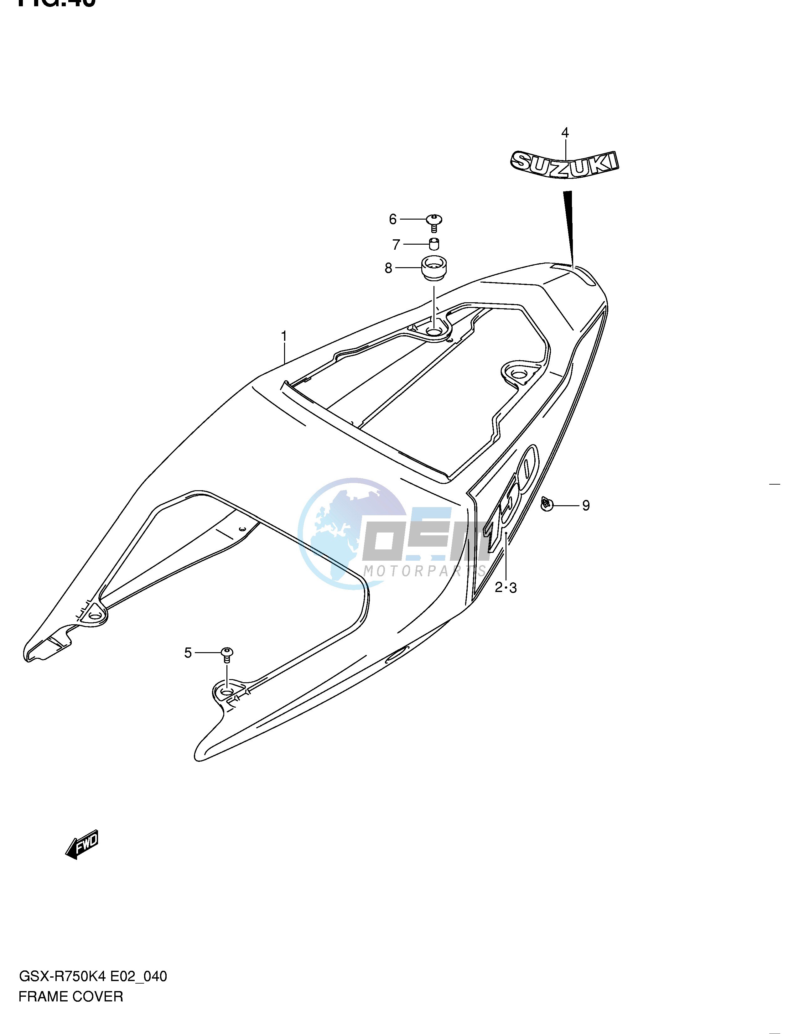 FRAME COVER (MODEL K4)