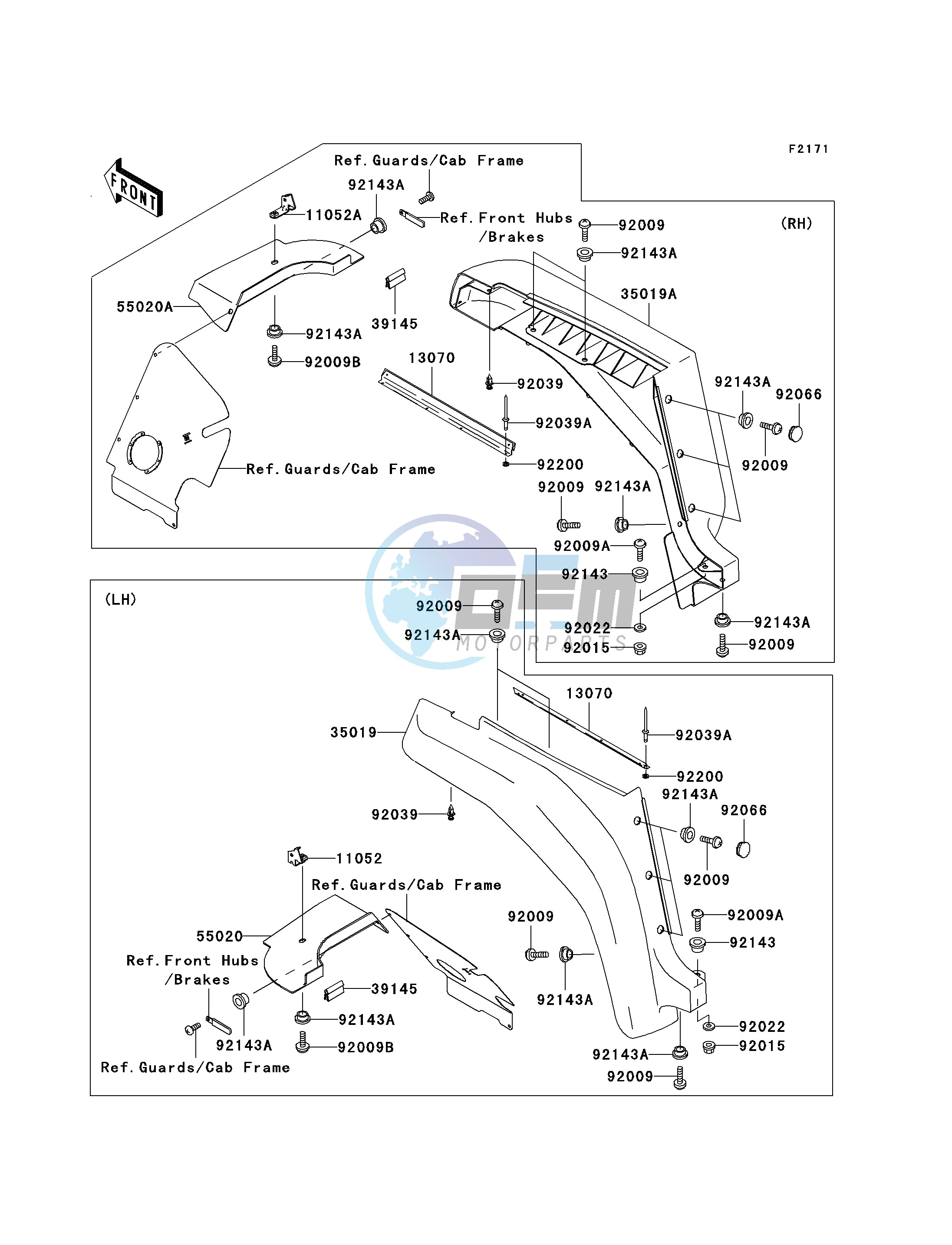 FRONT FENDER-- S- -