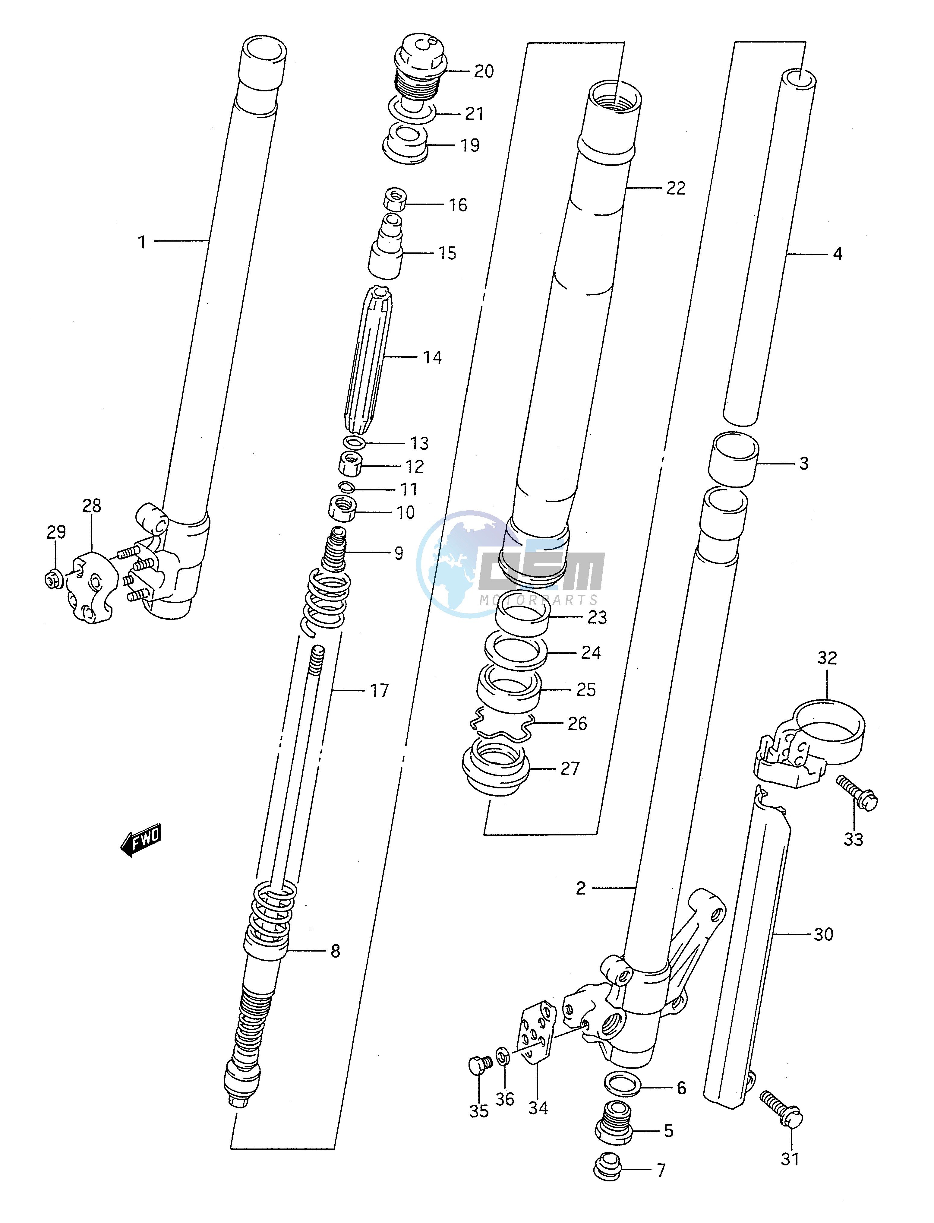 FRONT DAMPER (MODEL L)