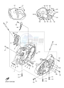 XVS1300A MIDNIGHT STAR (12C6) drawing CRANKCASE