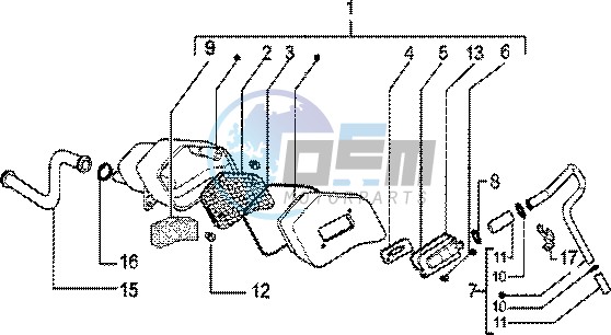 Secondairy air box