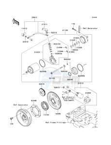 KVF 750 C [BRUTE FORCE 750 4X4I] (C6F-C7F) C7F drawing STARTER MOTOR-- C7F- -