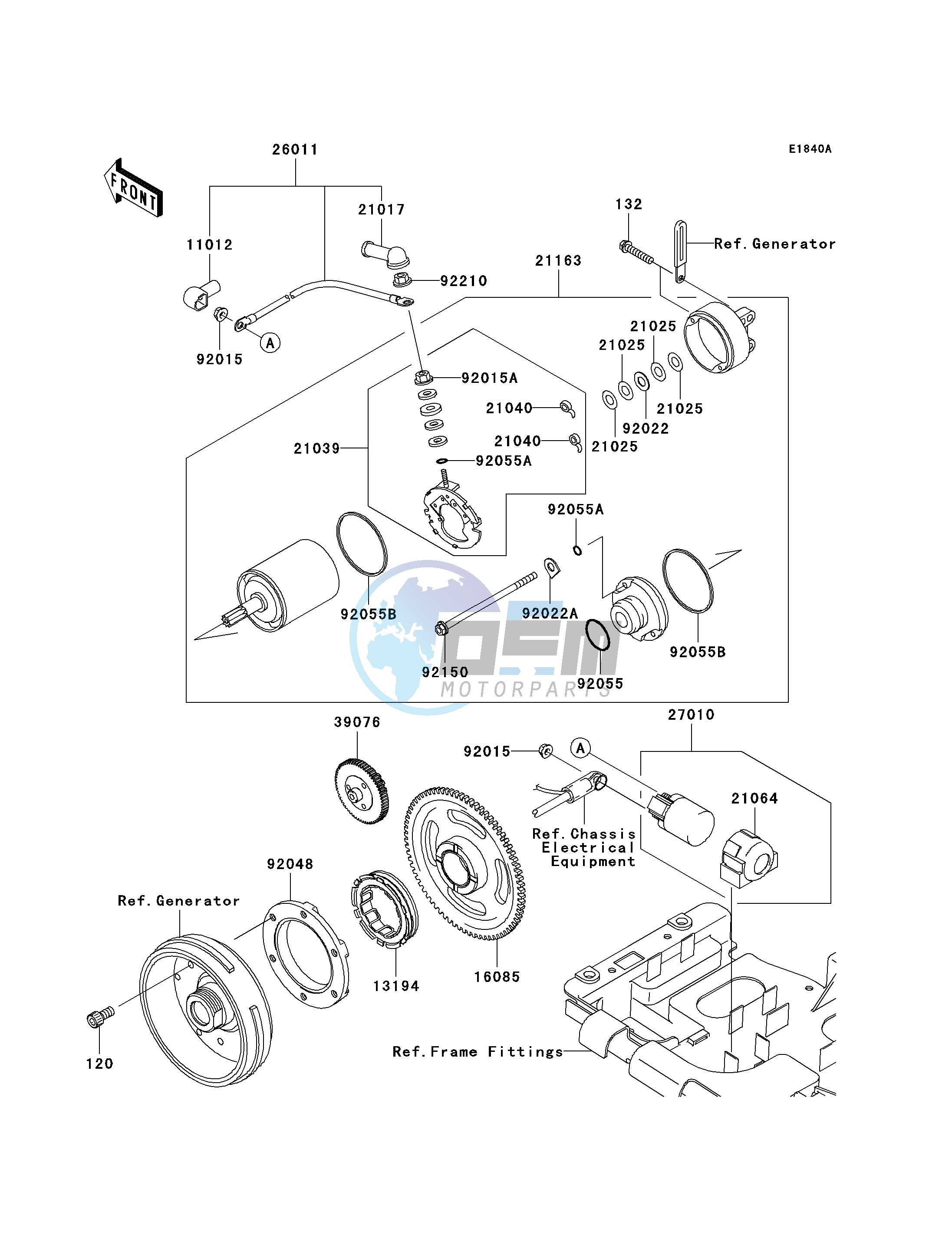 STARTER MOTOR-- C7F- -