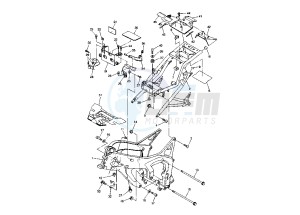 FZ6-S FAZER 600 drawing FRAME