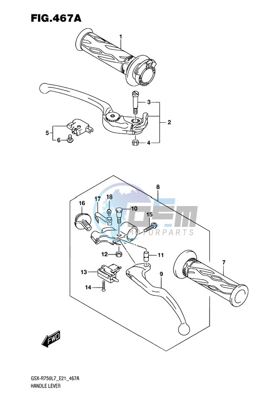 HANDLE LEVER