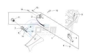 SR 50 IE-Carburatore 50 drawing Lock hardware kit