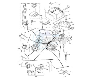 FZ8-N 800 drawing BATTERY