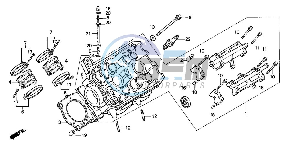 LEFT CYLINDER HEAD