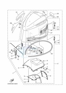 LF350XCC-2016 drawing FAIRING-UPPER