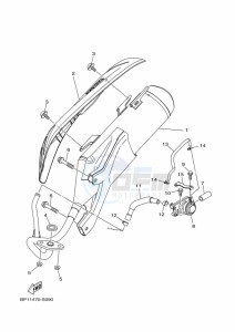 XC115F  (BL77) drawing EXHAUST