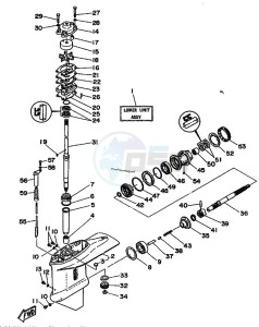 40Q drawing LOWER-CASING-x-DRIVE-1