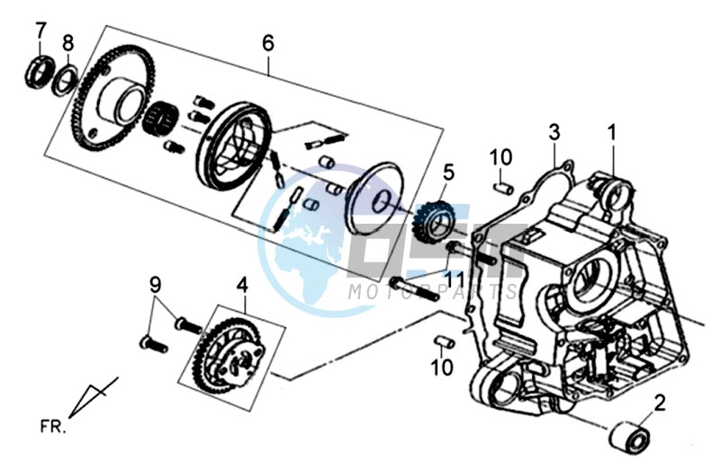 CRANKCASE RIGHT