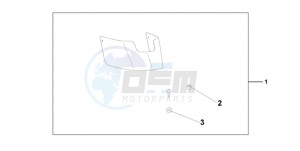 VT750C9 E / KMH drawing CHROME REAR FENDE