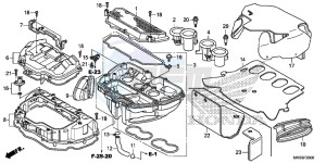 CBR1000SG CBR1000 - Fireblade SP Europe Direct - (ED) drawing AIR CLEANER