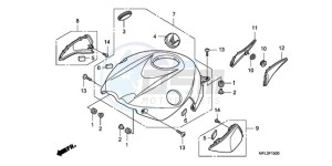 CBR1000RAA BR / ABS - (BR / ABS) drawing TOP SHELTER