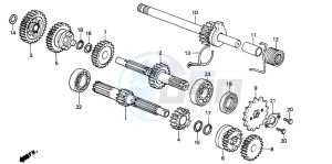 CT110 drawing TRANSMISSION (1)