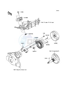 KFX450R KSF450BBF EU drawing Generator