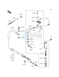 KEF 300 A [LAKOTA 300] (A2-A5) [LAKOTA 300] drawing REAR MASTER CYLINDER