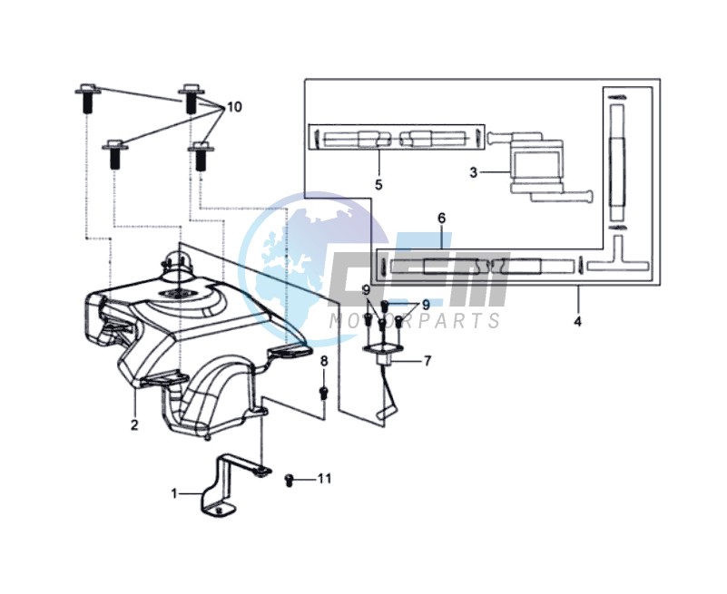 FUEL TANK - FUEL CUT