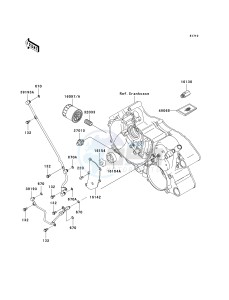 KVF 360 A [PRAIRIE 360 4X4] (A6F-A9F) A8F drawing OIL PUMP_OIL FILTER