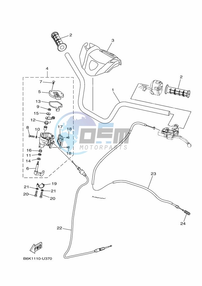 STEERING HANDLE & CABLE