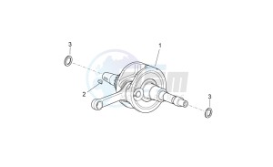 Scarabeo 125-200 ie Light drawing Drive shaft