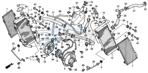 XL1000V VARADERO drawing RADIATOR