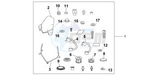 NES150 125 drawing WINDSHIELD