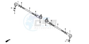 TRX500FM drawing TIE ROD