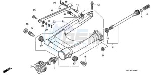 VT750CA9 Ireland - (EK / MME ST) drawing SWINGARM