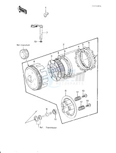 KLT 200 B [KLT200] (B1) | SOLID AXLE [KLT200] drawing CLUTCH