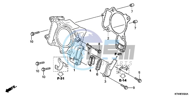 CYLINDER/REED VALVE