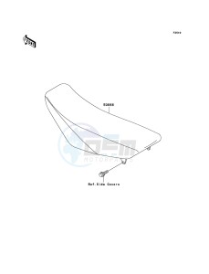 KX85 / KX85 II KX85A7F EU drawing Seat