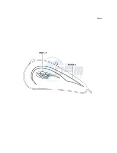 EN 500 C [VULCAN 500 LTD] (C6-C9) [VULCAN 500 LTD] drawing DECALS-- EN500-C8- -